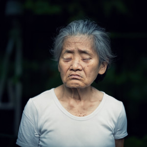 old asian woman